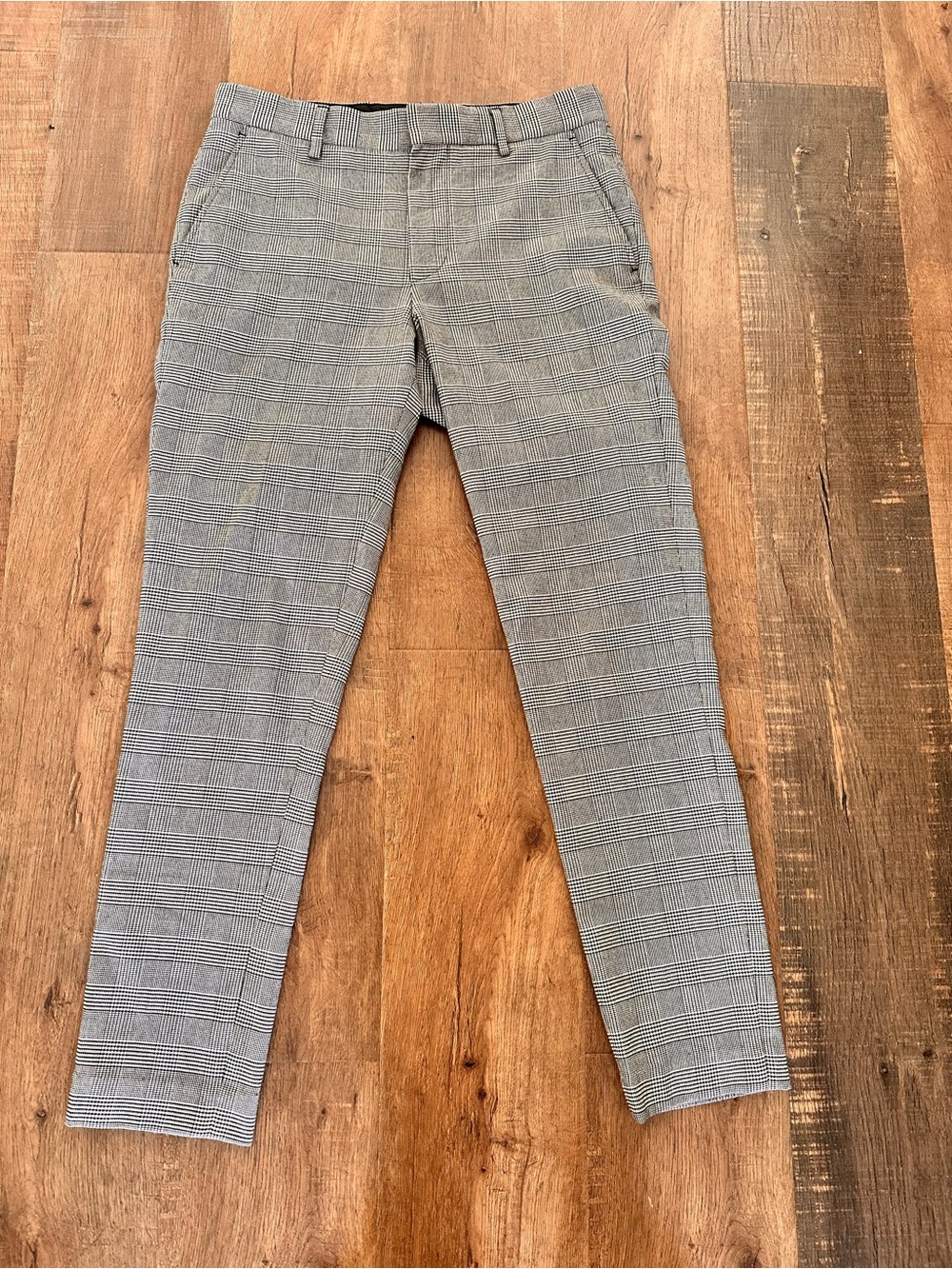 ASOS Gray Glen Plaid Dress Pants women’s size 30